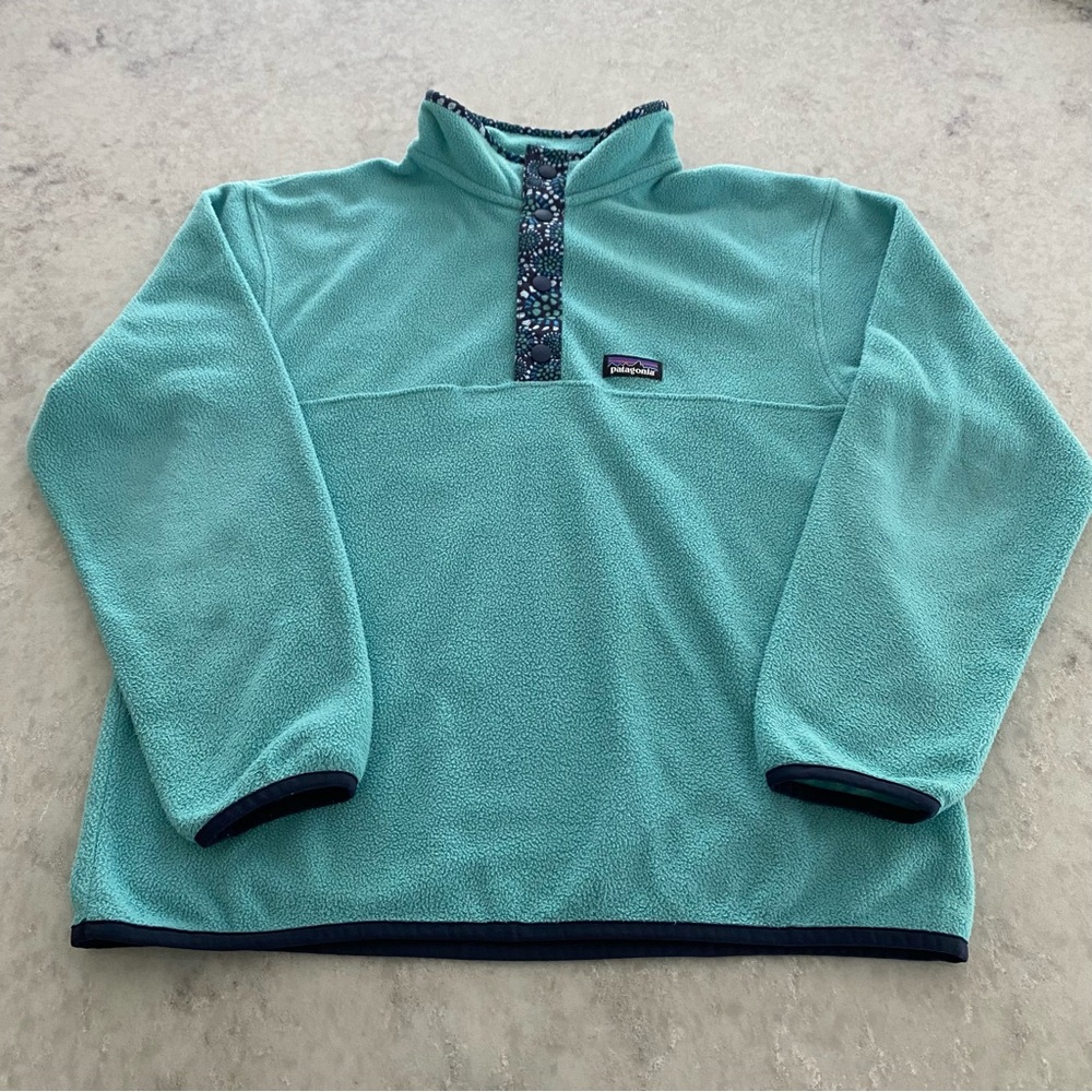 Patagonia Girls' Snap-T Pullover - Size L (12)